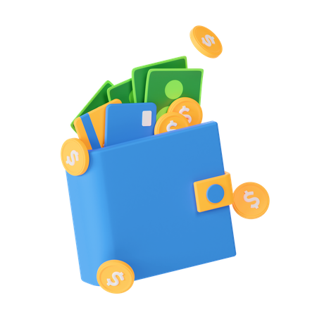 Finance Wallet 3D Icon