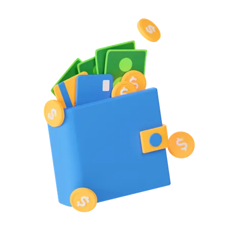 Finance Wallet 3D Icon
