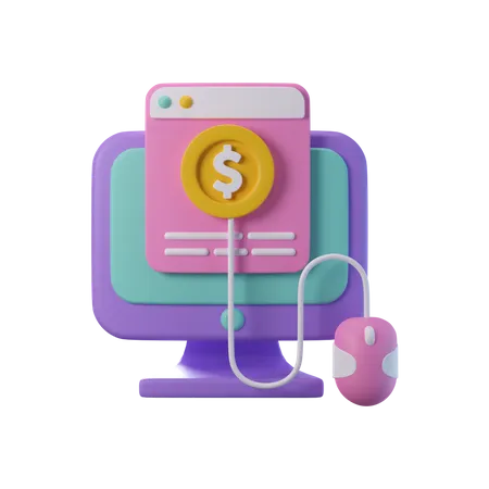 Finance Website 3D Icon