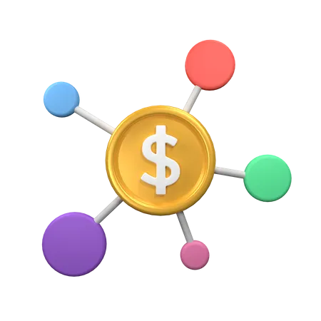 Financement participatif  3D Icon