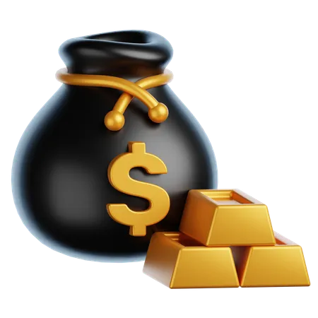 Actifs financiers  3D Icon