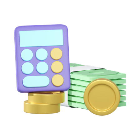 Financial accounting  3D Illustration