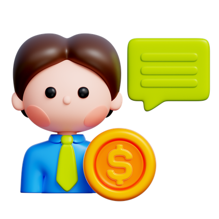 Financial advisor  3D Icon