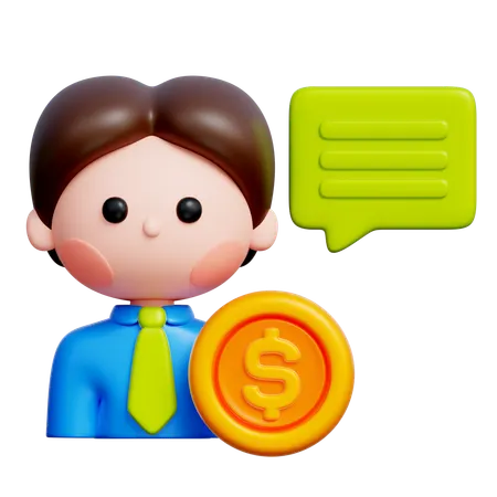 Financial advisor  3D Icon
