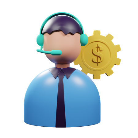 Financial Advisor  3D Illustration