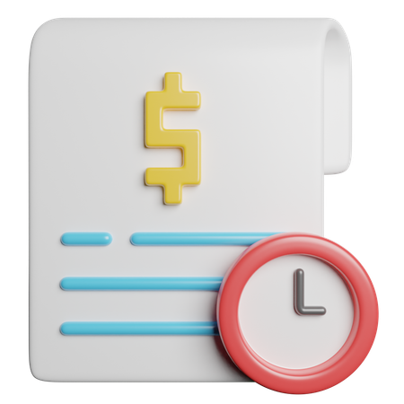 Financial Agreement  3D Icon