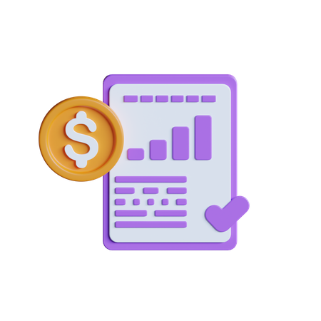 Financial Agreement  3D Icon