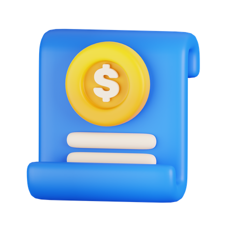 Financial Agreement  3D Icon