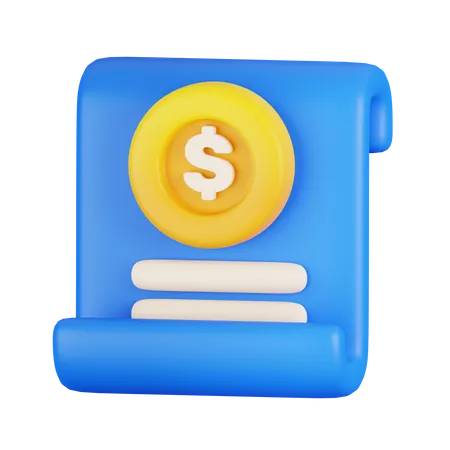 Financial Agreement  3D Icon