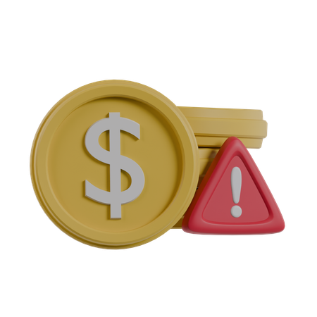 Financial Alert  3D Icon