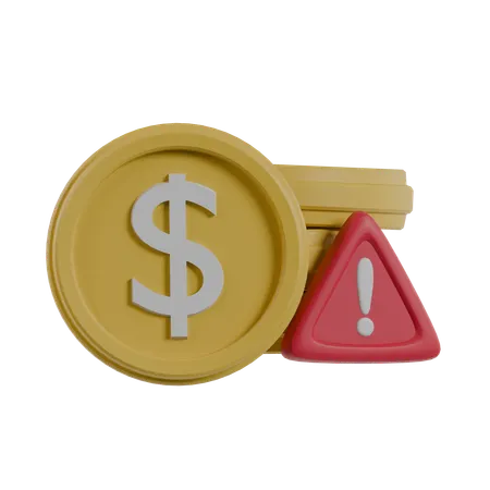 Financial Alert  3D Icon