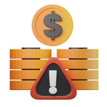 Financial Alert  3D Icon