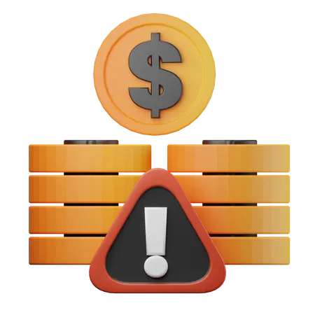 Financial Alert  3D Icon