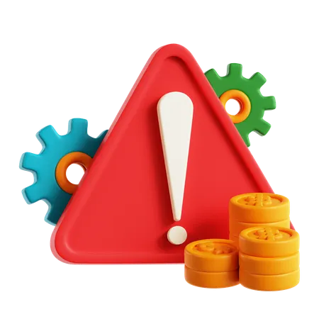 Financial Alert  3D Icon
