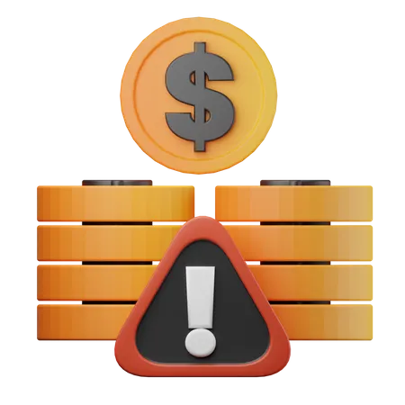 Financial Alert 3D Icon