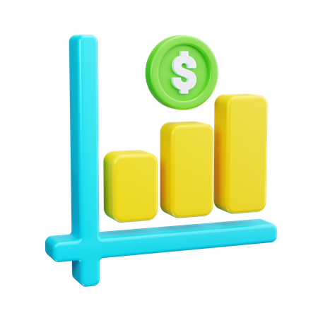 Financial analysis  3D Icon
