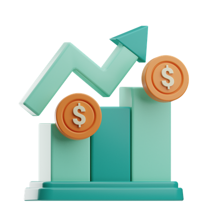 Financial Analysis  3D Icon