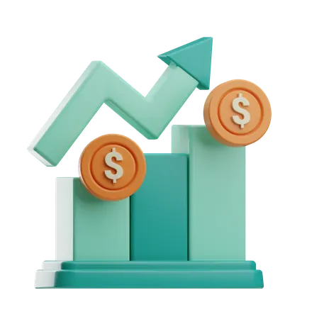 Financial Analysis  3D Icon