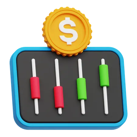 Financial Analysis  3D Icon