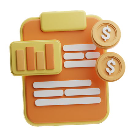 Financial Analysis  3D Icon