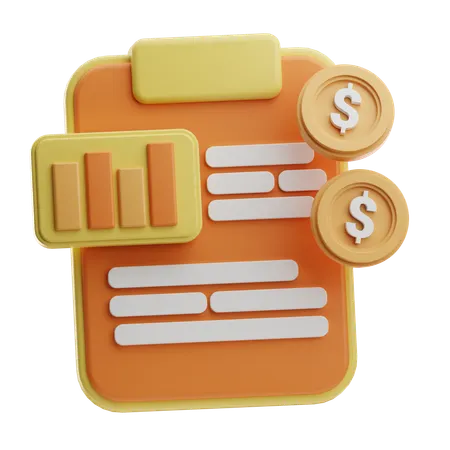 Financial Analysis  3D Icon