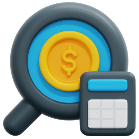 Financial Analysis  3D Icon