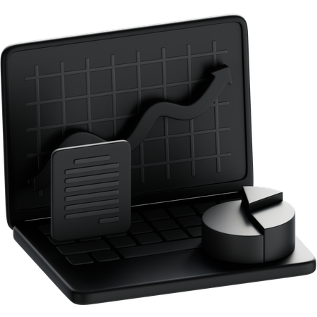 Financial Analysis  3D Icon