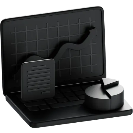 Financial Analysis  3D Icon