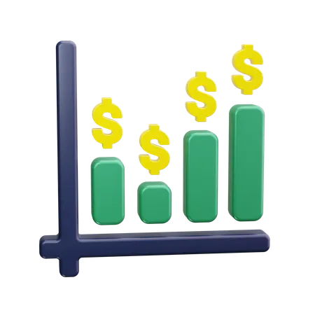 Financial analysis  3D Icon