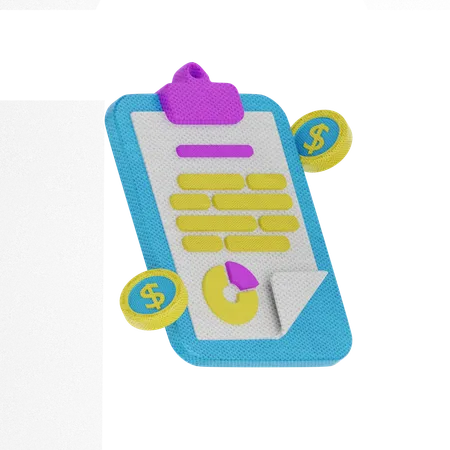 Financial Analysis  3D Icon