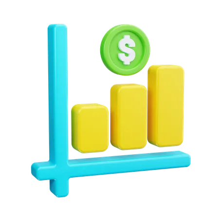 Financial analysis  3D Icon