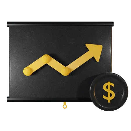 Financial Analysis  3D Icon