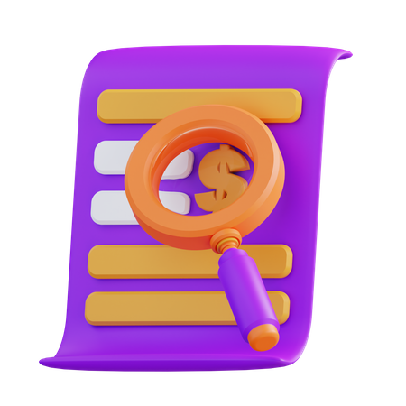 Financial Analysis  3D Icon