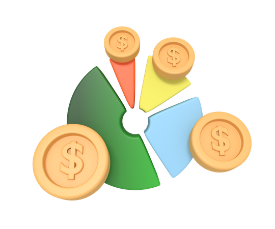 Financial Analysis  3D Icon