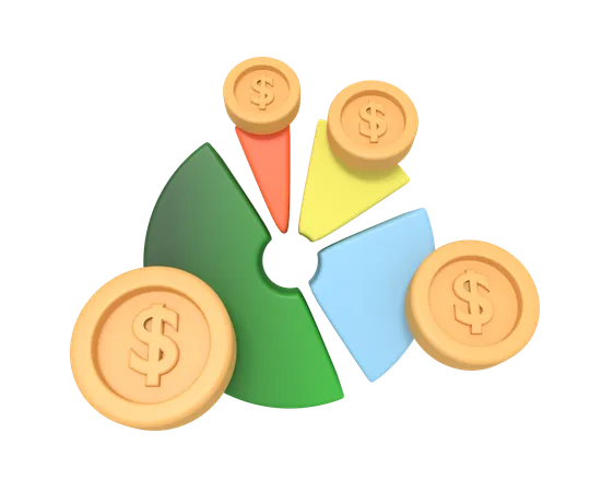 Financial Analysis  3D Icon