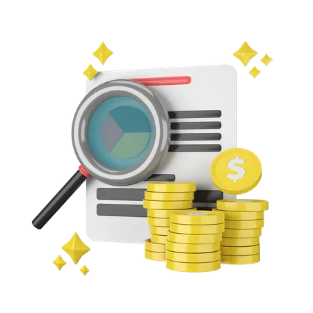 Financial Analysis  3D Icon