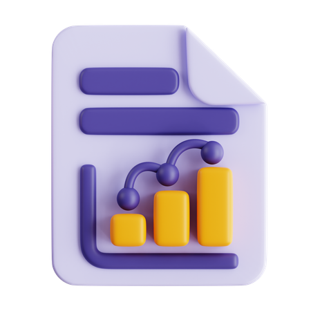 Financial Analysis  3D Icon