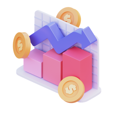 Financial Analysis  3D Icon