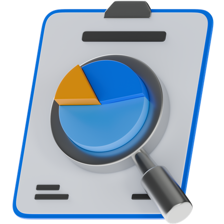 Financial Analysis  3D Icon