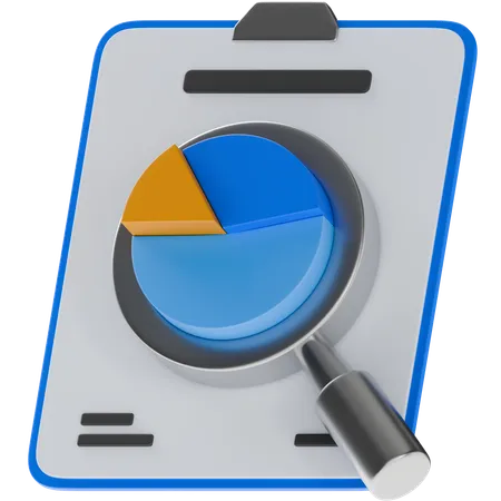 Financial Analysis  3D Icon