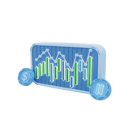 Financial Analysis  3D Icon