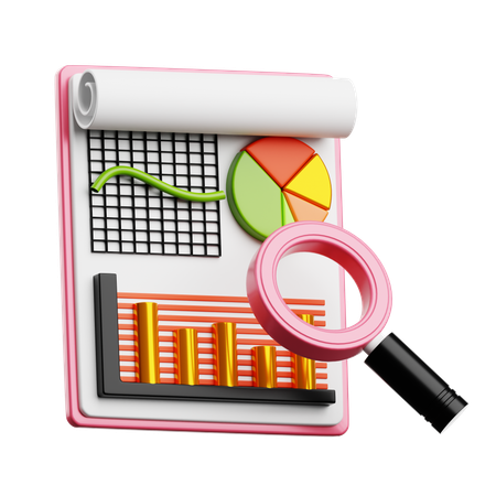 Financial Analysis  3D Icon