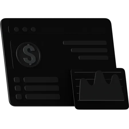 Financial Analysis  3D Icon