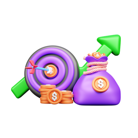 Financial analysis  3D Icon