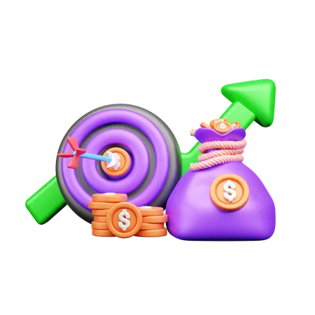 Financial analysis  3D Icon