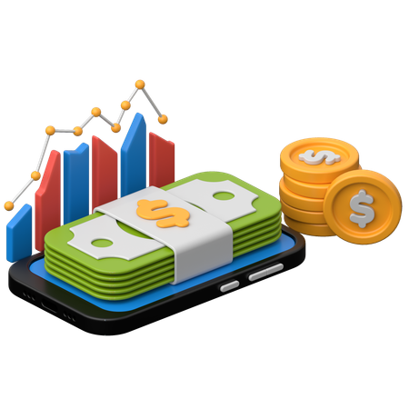 Financial Analysis  3D Icon