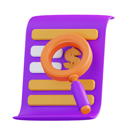 Financial Analysis  3D Icon