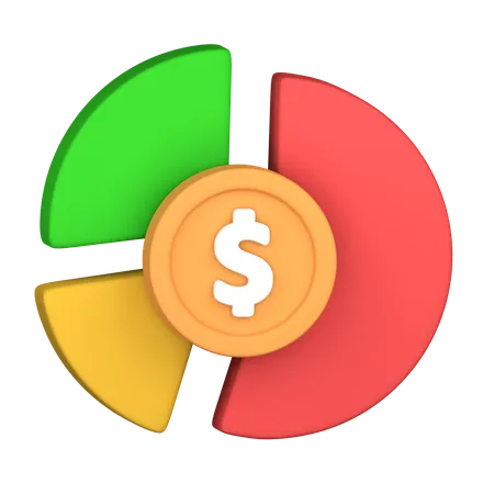 Financial Analysis Chart  3D Icon
