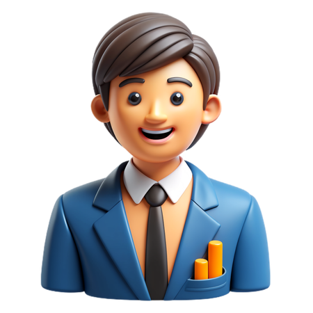 Financial analyst  3D Icon