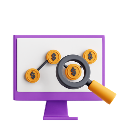 Financial Analytic  3D Icon